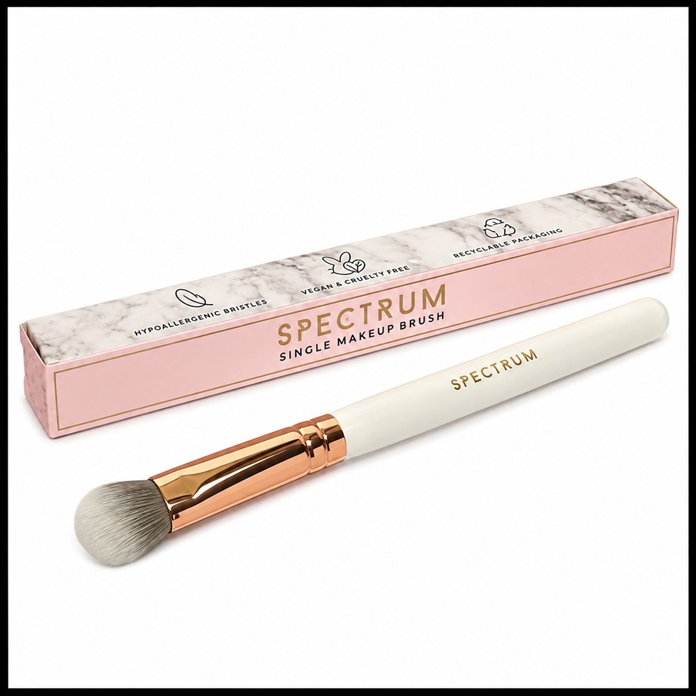 SPECTRUM COLLECTIONS Marbellous Large Fluffy Shader Eyeshadow Blending Brush NEW